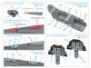 Quinta Studio QDS+48602 L-39C 3D-Printed & coloured Interior on decal paper ( Trumpeter )( Small version )( with 3D-printed resin parts ) 1/48